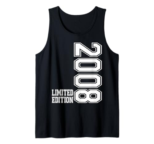 18. Geburtstag Junge Mädchen 18 Jahre 2008 Dekoration Lustig Tank Top von 2008 18. Geburtstag 18 Jahre Herren Dame Deko