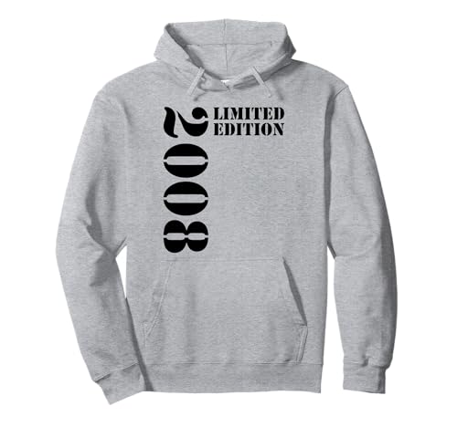17. Geburtstag Mädchen Jungen Jahr Deko Limited Edition 2008 Pullover Hoodie 17. Geburtstag Mädchen Jungen Jahr Deko Limited Edition 2008 Pullover Hoodie von 2008 Geburtstag Damen Herren Geburtstagsgeschenk