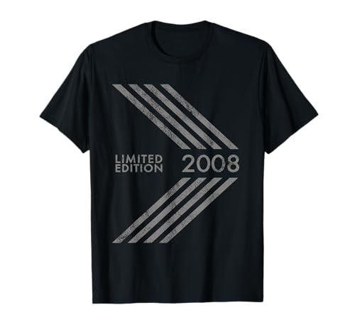 Geburtstag 2008 Limited Edition für Jungen Mädchen Retro T-Shirt Geburtstag 2008 Limited Edition für Jungen Mädchen Retro T-Shirt von 2008 Limited Edition Boys Girls Birthday