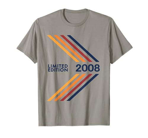 Geburtstag 2008 Limited Edition Junge Mädchen Vintage Sport Style T-Shirt Geburtstag 2008 Limited Edition Junge Mädchen Vintage Sport Style T-Shirt von 2008 Limited Edition Sport Vintage Style Birthday