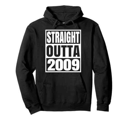 Vintage 2009 T-Shirts für Herren Retro Funny 2009 Geburtstag Pullover Hoodie von 2009 Geschenk Vintage 2009 Geburtstagsgeschenke