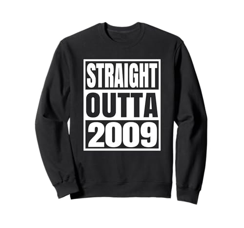 Vintage 2009 T-Shirts für Herren Retro Funny 2009 Geburtstag Sweatshirt von 2009 Geschenk Vintage 2009 Geburtstagsgeschenke