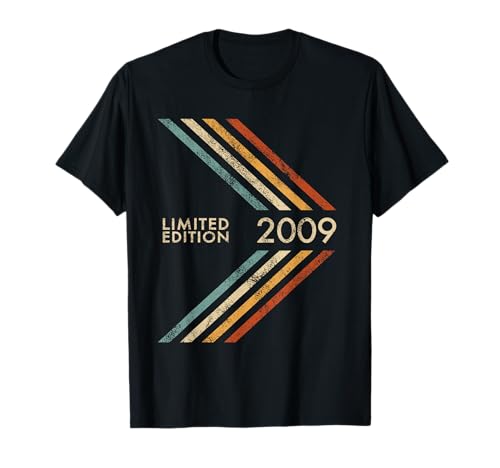 Geburtstag 2009 Limited Edition Junge Mädchen Vintage Style T-Shirt Geburtstag 2009 Limited Edition Junge Mädchen Vintage Style T-Shirt von 2009 Limited Edition Sport Vintage Style Birthday