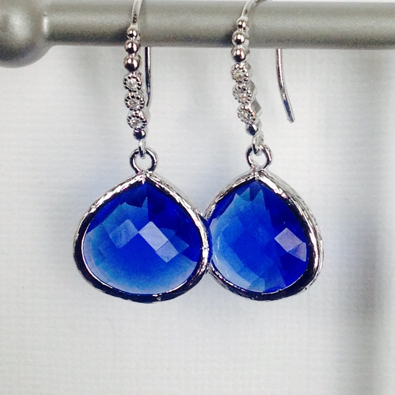 Blaue Ohrringe, Blaue Baumelnde Tropfenohrringe, Brautjungferohrringe Blau, Mutter Der Brautgeschenk, Hochzeit Geschenk Blaue Ohrringe, Blaue Baumelnde Tropfenohrringe, Brautjungferohrringe Blau, Mutter Der Brautgeschenk, Hochzeit Geschenk von 2010louisek7