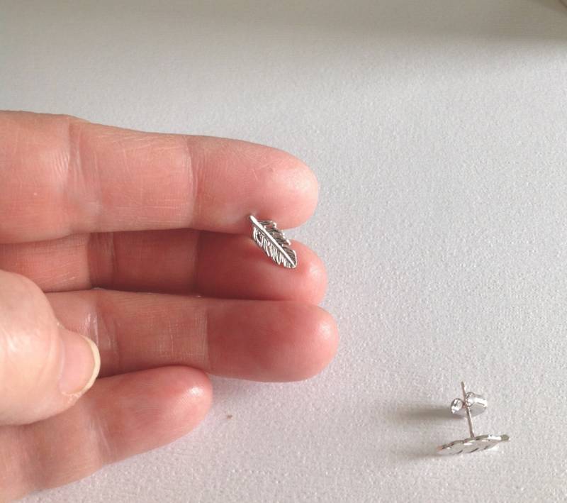 Feder Ohrringe Geschenk, Ohrstecker Ohrringe, Rhodium Ohrring, Brautjungfer Geschenk Hochzeitsgeschenke Feder Ohrringe Geschenk, Ohrstecker Ohrringe, Rhodium Ohrring, Brautjungfer Geschenk Hochzeitsgeschenke von 2010louisek7