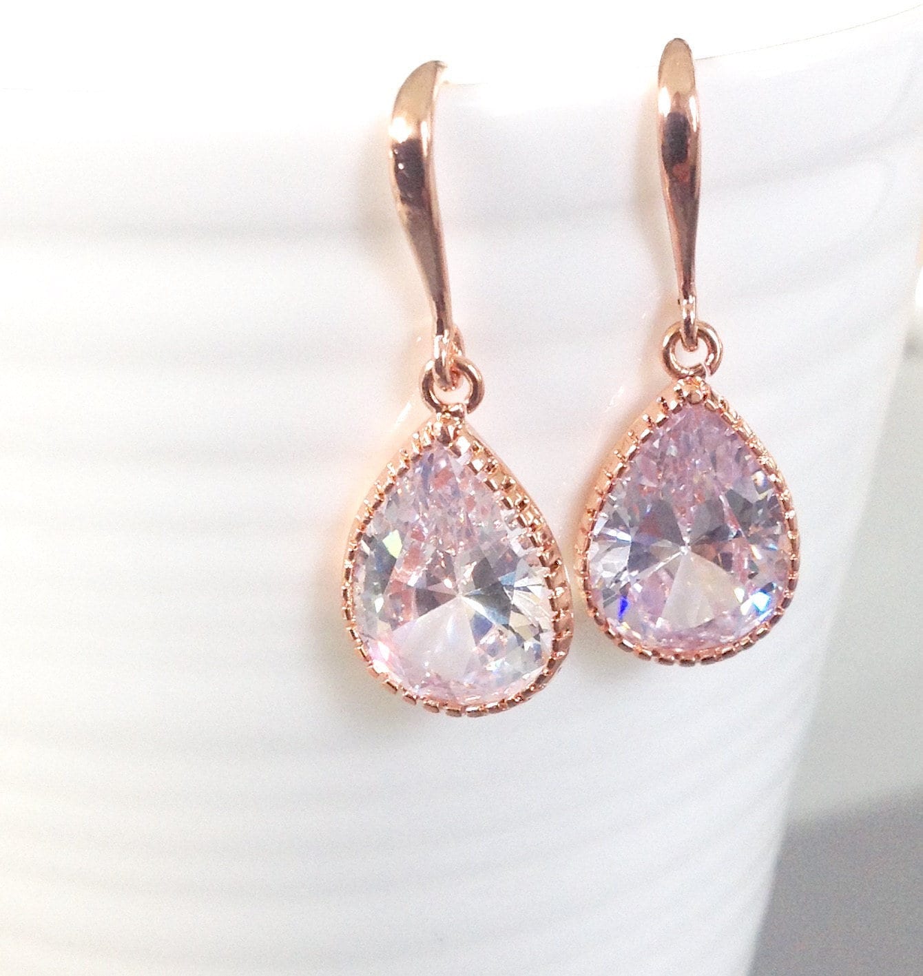 Rose Gold Schmuck - Ohrringe Geschenke Edelstein Geschenk Für Mama Zu Weihnachten Rose Gold Schmuck - Ohrringe Geschenke Edelstein Geschenk Für Mama Zu Weihnachten von 2010louisek7
