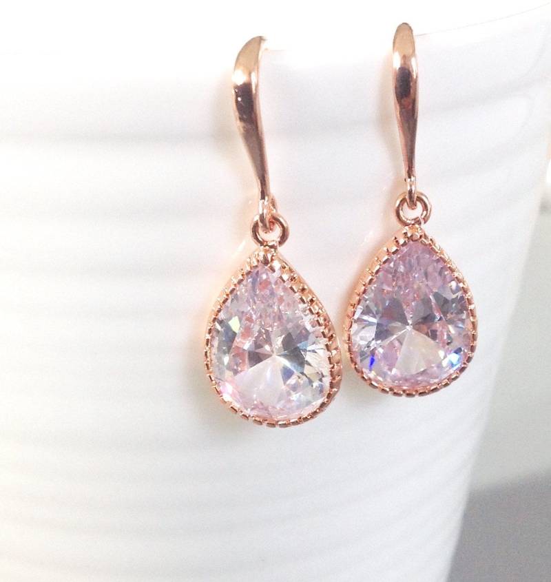 Rose Gold Schmuck - Ohrringe Geschenke Edelstein Geschenk Für Mama Zu Weihnachten Rose Gold Schmuck - Ohrringe Geschenke Edelstein Geschenk Für Mama Zu Weihnachten von 2010louisek7