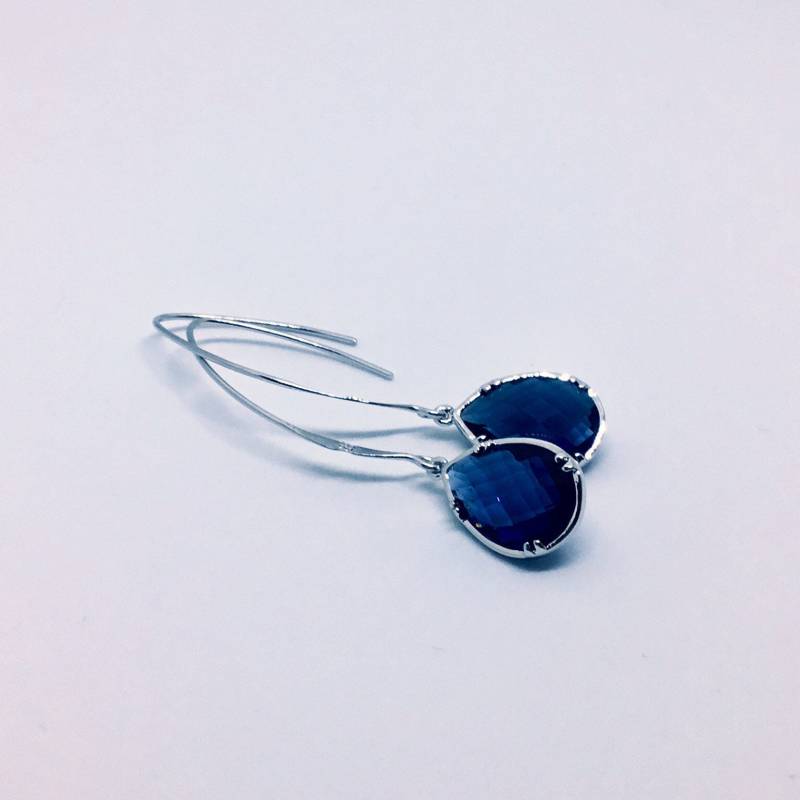 sterling Silber Einzigartige Brautjungfer Geschenke, Lange Blaue Ohrringe September Geburtsstein Baumeln Ohrringe, Tropfenohrringe Schmuck sterling Silber Einzigartige Brautjungfer Geschenke, Lange Blaue Ohrringe September Geburtsstein Baumeln Ohrringe, Tropfenohrringe Schmuck von 2010louisek7