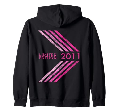 Geburtstag 2011 Limited Edition Mädchen Sportive Stripe Kapuzenjacke Geburtstag 2011 Limited Edition Mädchen Sportive Stripe Kapuzenjacke von 2011 Limited Edition Girl's Birthday Accessories