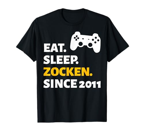 14. Geburtstag Junge Mädchen 14 Jahre 2011 Lustig Geschenk T-Shirt von T-Shirt 14 Jahre Junge Mädchen 14. Geburtstag Deko