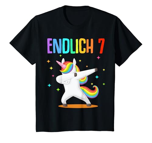 Kinder 7. Geburtstag Junge Mädchen 7 Jahre 2017 Lustig Geschenk T-Shirt von 7. Geburtstag Mädchen 7. Geburtstag Deko Junge