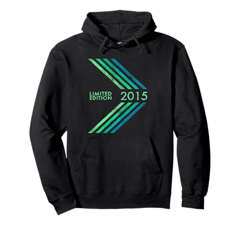 Geburtstag 2015 Limited Edition Jungen Mädchen Sportive Stripe Pullover Hoodie von 2015 Limited Edition Boy's Girl's Birthday