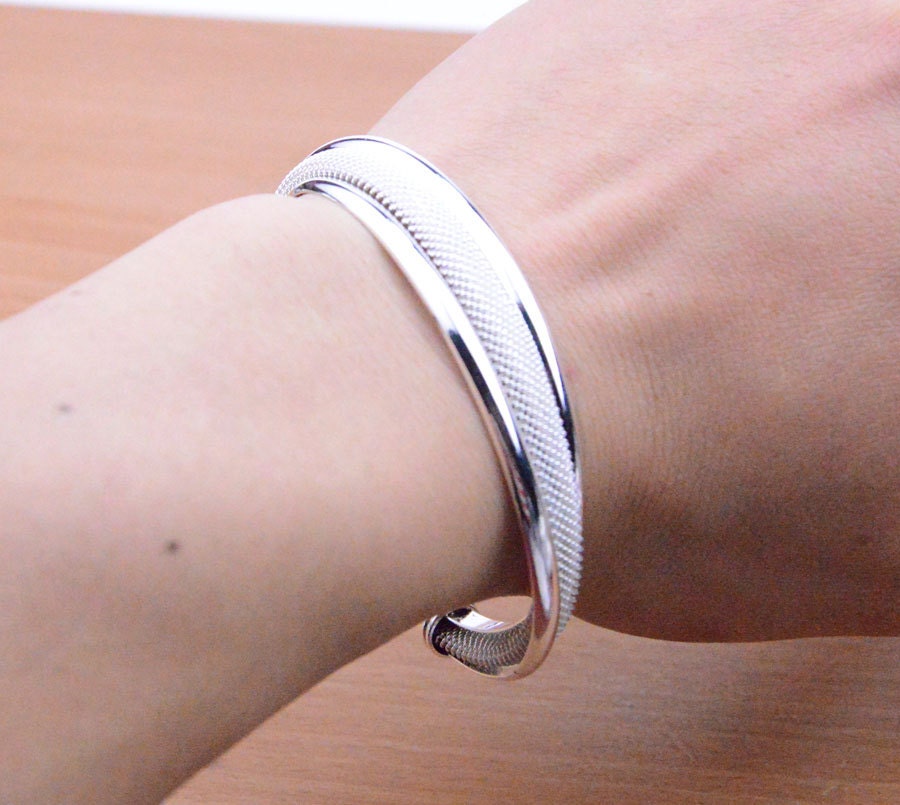 2stk Silber Armreifen Zubehör.glänzende Armbänder, Solide Glänzende Silberlegierung Armreifen, Breit Verstellbare Armbänder 2stk Silber Armreifen Zubehör.glänzende Armbänder, Solide Glänzende Silberlegierung Armreifen, Breit Verstellbare Armbänder von 2015shopopen