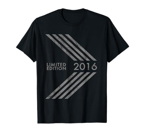 Geburtstag 2016 Limited Edition für Jungen Mädchen Retro T-Shirt von 2016 Limited Edition Boys Girls Birthday