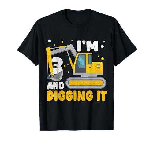 3. Geburtstag Junge Bagger Boy Construction Happy 3 Years Old T-Shirt 3. Geburtstag Junge Bagger Boy Construction Happy 3 Years Old T-Shirt von 2022 3rd Third Birthday Digger Boy Construction