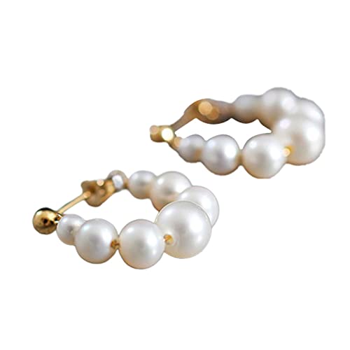 2022 Ohrringe Temperament Perle Ohrringe Mode Licht Luxus All Damen Ohrringe Ohrringe Für Damen (A, One Size) von 2022