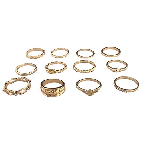 2022 Retro-Anzug Modesetschmuck Gold-Metall-Ohrringe aus Metall-Trend Ringen Trikot Herren (Gold, One Size) von 2022