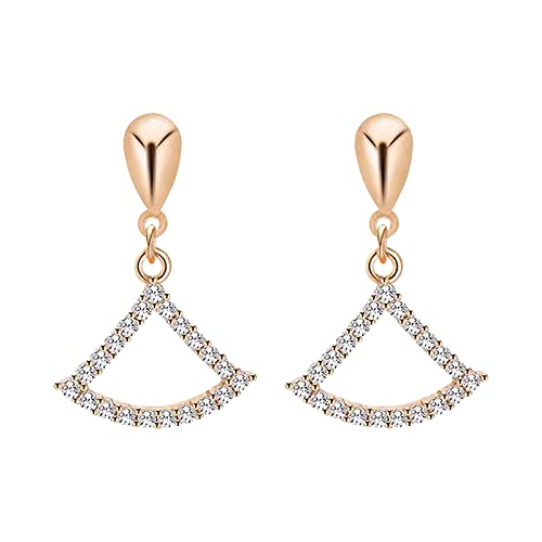 2022 Überbackene Ohrringe für Teenager-Mädchen Minimalistische Piercing-Ohrstecker Trendige Ohrringe Ohrringe Perlen Silber (Gold, One Size) von 2022