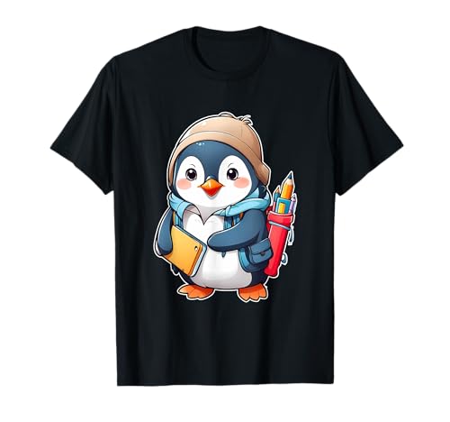 Kinder erster Schultag Niedlicher Pinguin Vorschule Kleinkind 1 T-Shirt Kinder erster Schultag Niedlicher Pinguin Vorschule Kleinkind 1 T-Shirt von 2024 Back To School Penguin Kids Teens Preschool