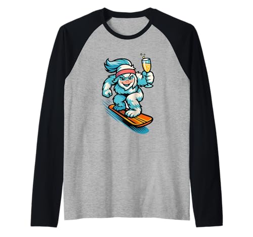 Yeti Girl Raglan Yeti Girl Raglan von 2025 Ski Season Opening Merch