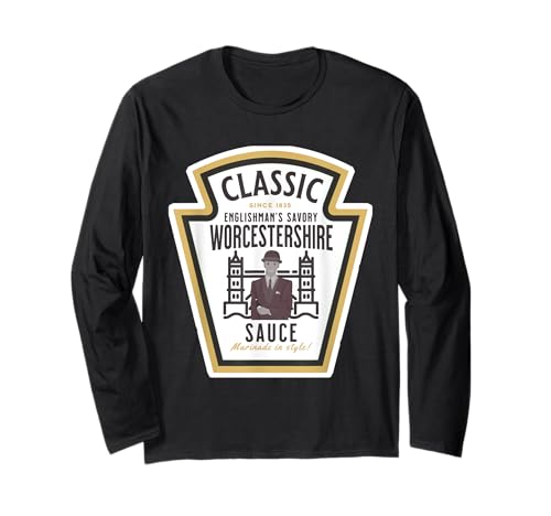 Worcestershire Sauce DIY Halloween Kostüm Herren Damen Kinder Langarmshirt von 2025 Worcestershire Sauce DIY Halloween Matching