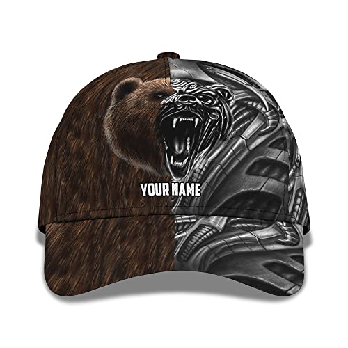 208 Damen Herren Distressed Basecap Gewalttätiger Bär Baseball Kappen Verstellbar Visier Hut Atmungsaktiv Basecap Für Sport Draussen Laufen von 208