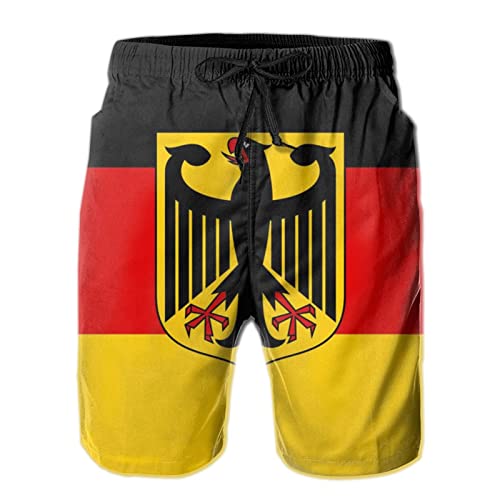 208 Flagge Von Deutschland Herren Sweatpants Jogger Badehose Sommer Shorts Freizeit Badeshorts XXL von 208