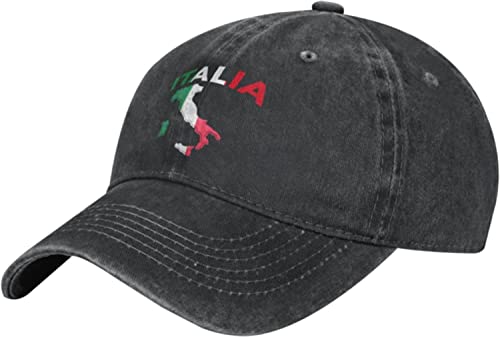 208 Herren Damen Distressed Basecap Italia Italien Italienische Flagge Baseball Kappe Mütze Leicht Abwaschbar Trucker Kappe Vintage Baseballkappe Für Golf Wander Kletter von 208