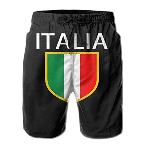 208 Italien Italienische Flagge Italien Herren Badehose Schnelltrocknend Freizeithose Sommer Sporthose Mit Mesh Futter Shorts L 208 Italien Italienische Flagge Italien Herren Badehose Schnelltrocknend Freizeithose Sommer Sporthose Mit Mesh Futter Shorts L von 208