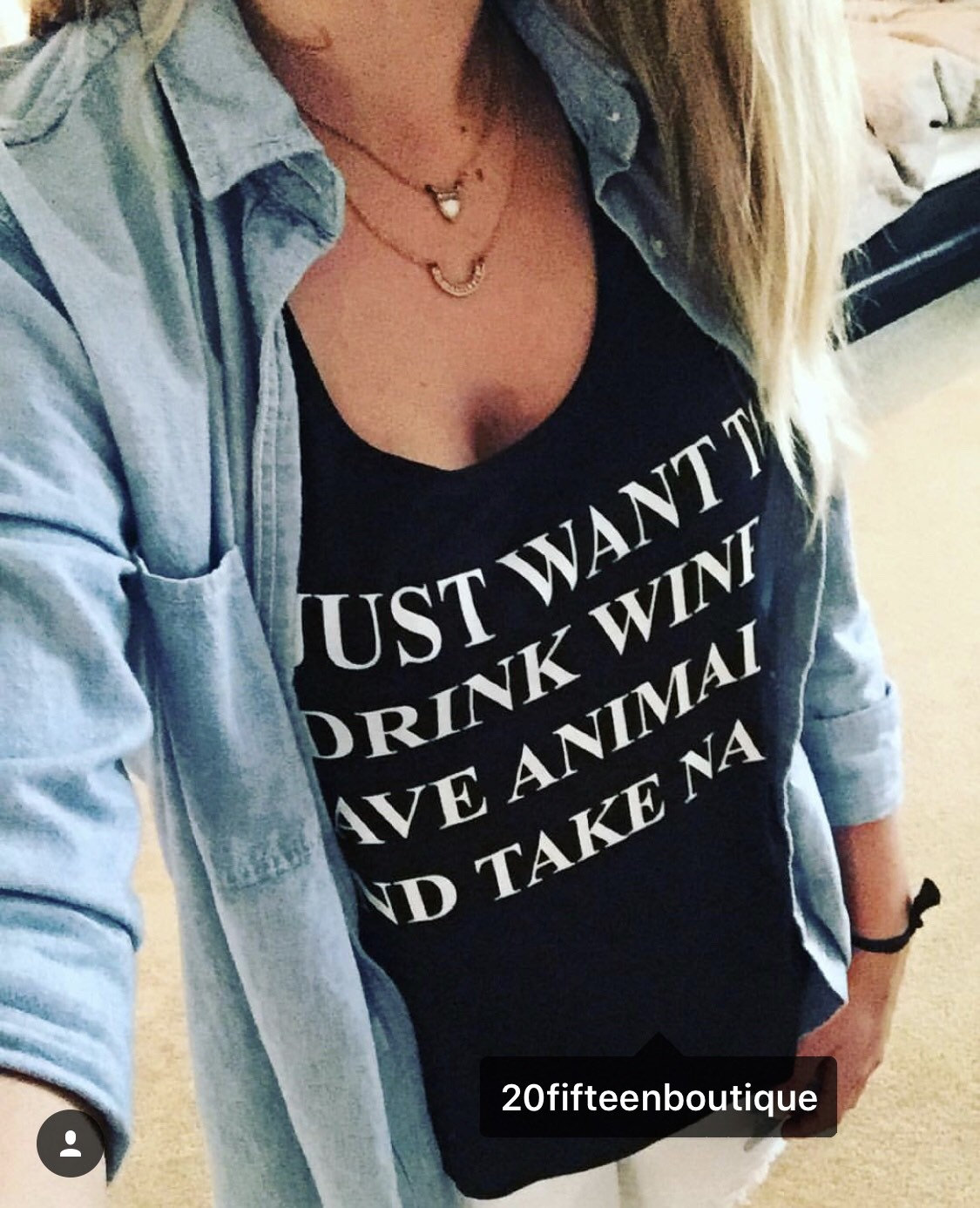 I Just Want To Drink Wine, Save Animals & Take Naps Tank Top I Just Want To Drink Wine, Save Animals & Take Naps Tank Top von 20FifteenBoutique