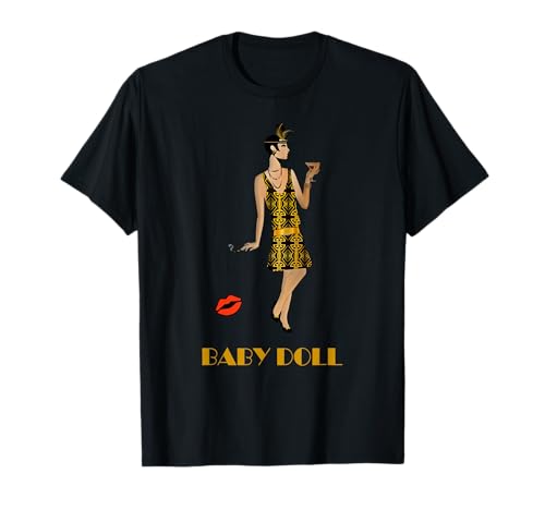 20er JAHRE KOSTÜM - BABY DOLL 20er JAHRE T-Shirt von 20er JAHRE PARTY T-SHIRT U. 20er JAHRE OUTFIT