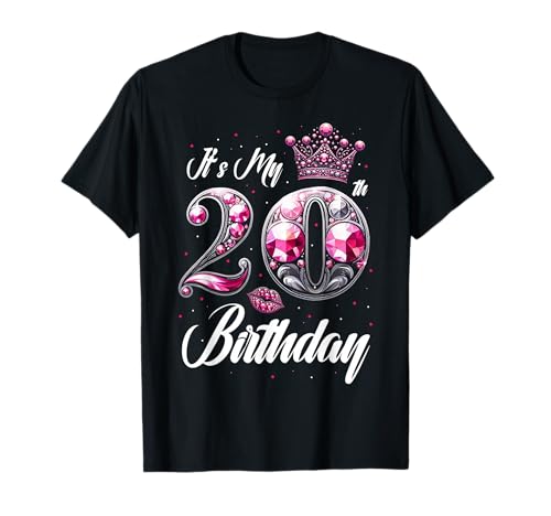 It's My 20th Birthday Party Zitat Jungen Mädchen Geburtstag Party T-Shirt It's My 20th Birthday Party Zitat Jungen Mädchen Geburtstag Party T-Shirt von 20th Birthday Gifts Celebration Party Men Women