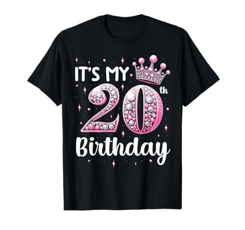 It's My 20th Birthday Party Zitat Jungen Mädchen Geburtstag Party T-Shirt It's My 20th Birthday Party Zitat Jungen Mädchen Geburtstag Party T-Shirt von 20th Birthday Gifts Celebration Party Men Women
