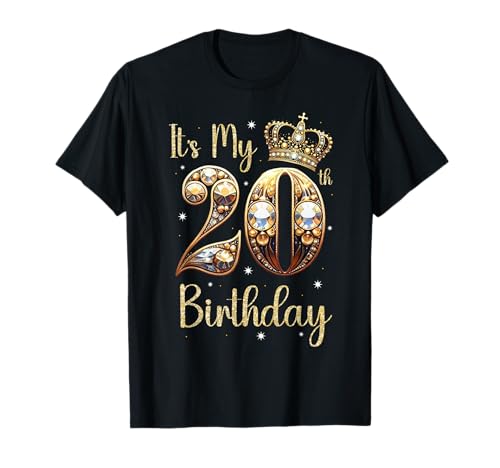 It's My 20th Birthday Party Zitat Jungen Mädchen Geburtstag Party T-Shirt It's My 20th Birthday Party Zitat Jungen Mädchen Geburtstag Party T-Shirt von 20th Birthday Gifts Celebration Party Men Women