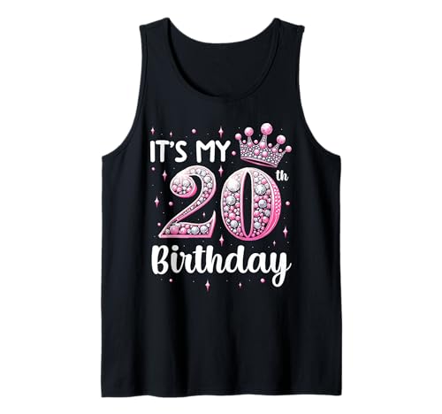 It's My 20th Birthday Party Zitat Jungen Mädchen Geburtstag Party Tank Top It's My 20th Birthday Party Zitat Jungen Mädchen Geburtstag Party Tank Top von 20th Birthday Gifts Celebration Party Men Women