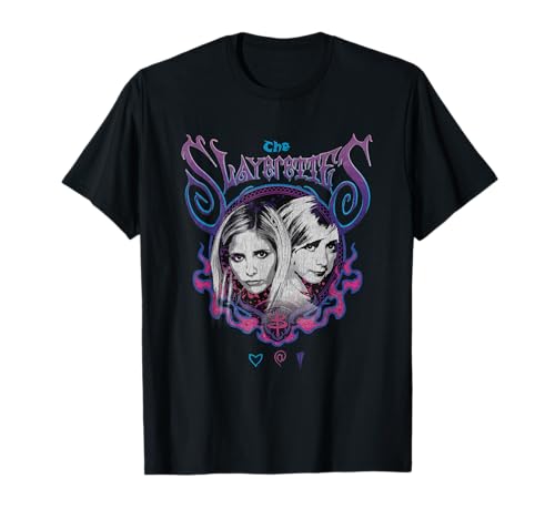 20th Century Television Buffy The Vampire Slayer Slayerettes Rock Band T-Shirt für Frauen, Männer, Jugendliche und Erwachsene - Schwarz, S von 20th Century Television