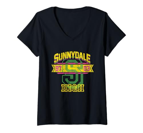 Damen Buffy The Vampire Slayer Sunnydale High 97 to 03 T-Shirt mit V-Ausschnitt Damen Buffy The Vampire Slayer Sunnydale High 97 to 03 T-Shirt mit V-Ausschnitt von 20th Century Television