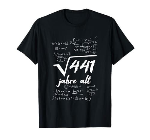 21. Geburtstag Männer Geschenk 21 Jahre Mann Mathe Spruch T-Shirt 21. Geburtstag Männer Geschenk 21 Jahre Mann Mathe Spruch T-Shirt von 21. Geburtstag Geschenke Mathematik Rechnen Motiv