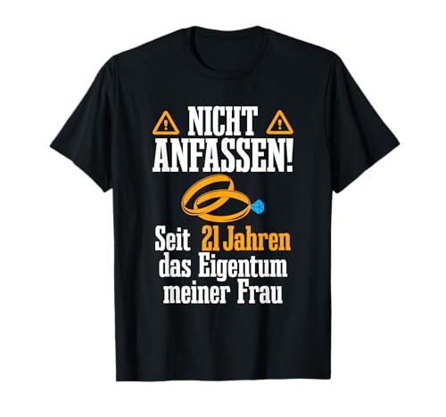 Herren Ehemann Opalhochzeit 21. Hochzeitstag T-Shirt Herren Ehemann Opalhochzeit 21. Hochzeitstag T-Shirt von 21. Hochzeitstag Geschenkidee