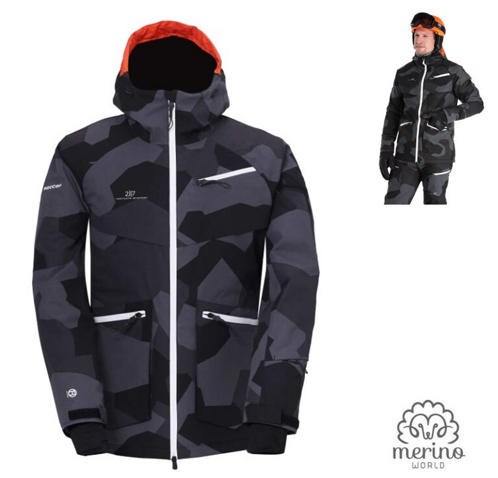 2117 of Sweden Hardshelljacke 2117 of Sweden Nyhem Merino Skijacke 30.000 Winterjacke Hardshell, blk von 2117 of Sweden