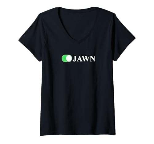Damen Jawn (On) T-Shirt mit V-Ausschnitt von 215 Designs
