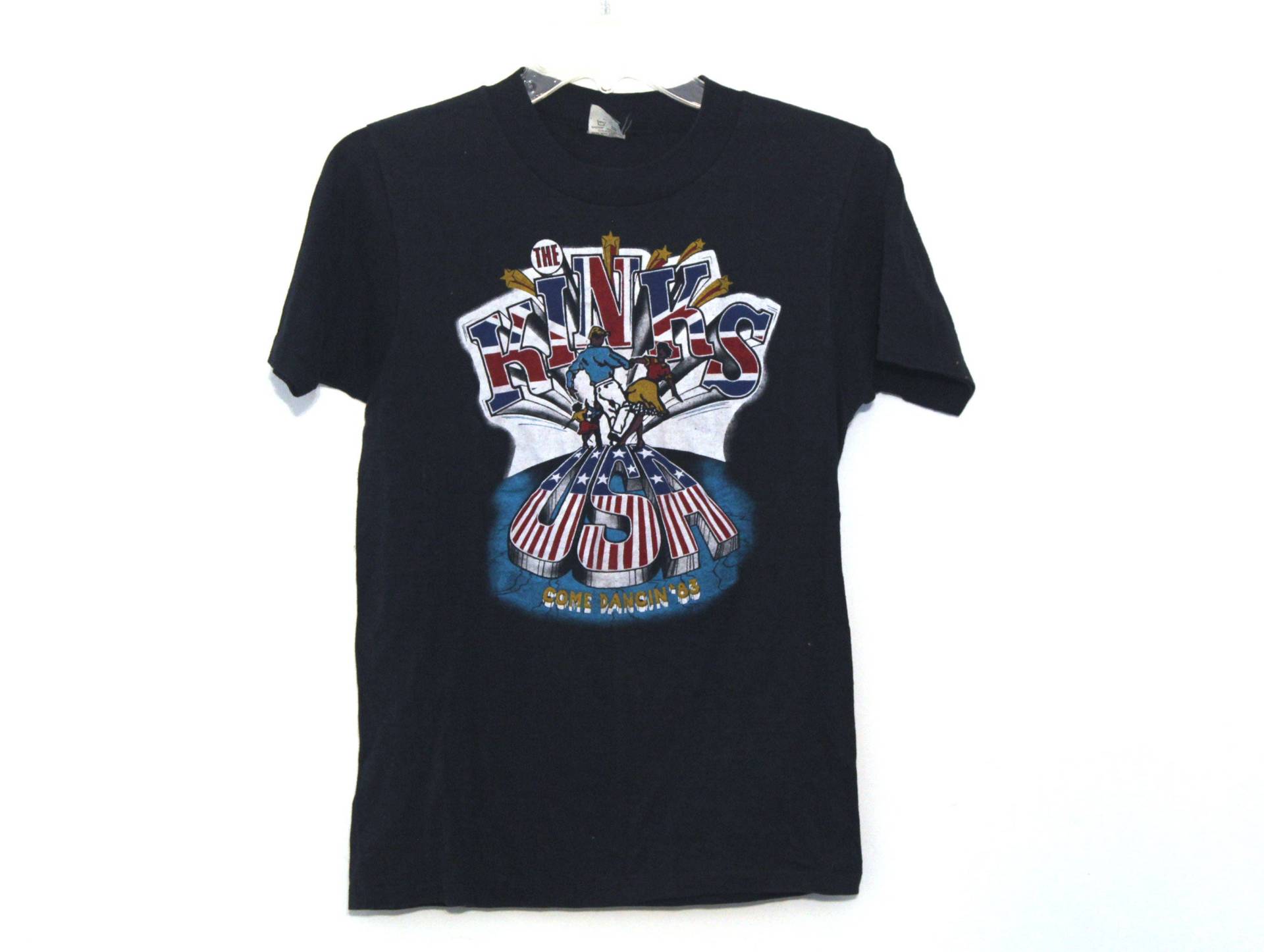 Vintage 80Er Jahre Konzert-T-Shirt The Kinks Usa Come Dancin' Tournee 1983 Wow von 216vintageModern