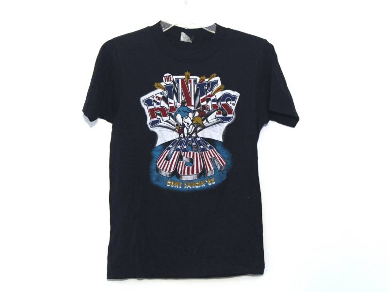 Vintage 80Er Jahre Konzert-T-Shirt The Kinks Usa Come Dancin' Tournee 1983 Wow von 216vintageModern
