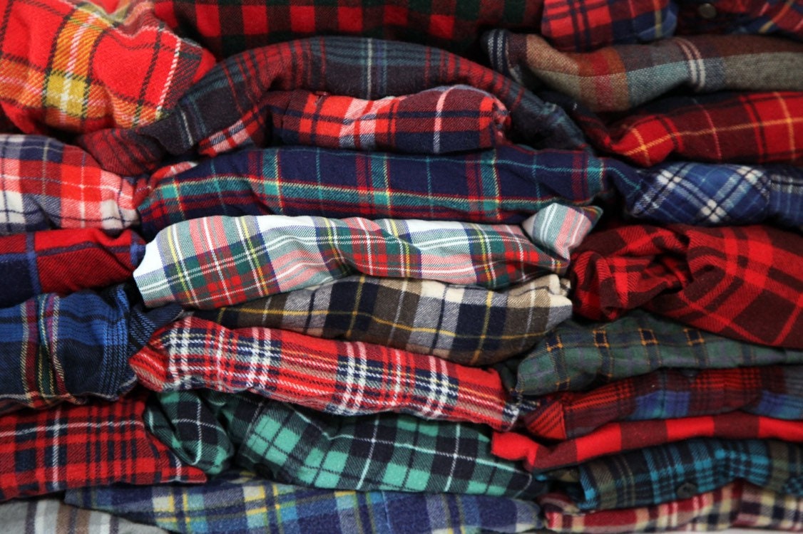 Vintage Flanellhemd Button-Down 80Er 90Er Jahre Alle Größen Wählbar von 216vintageModern