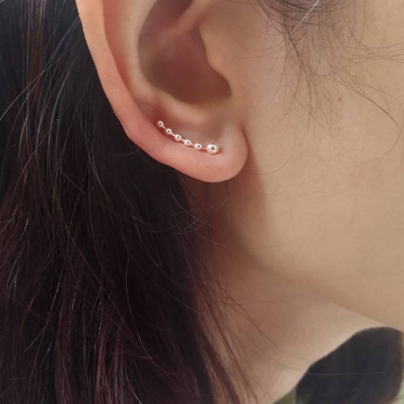 Bergsteiger Ohrringe, 925Er Silber Handgefertigte Ohrhänger von 21APRILjewelry