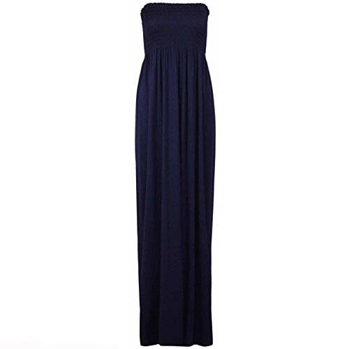 Fast Fashion Damen Maxi Kleid Plus Größe Plain Umführungsvorrichtung Bandeau von 21Fashion