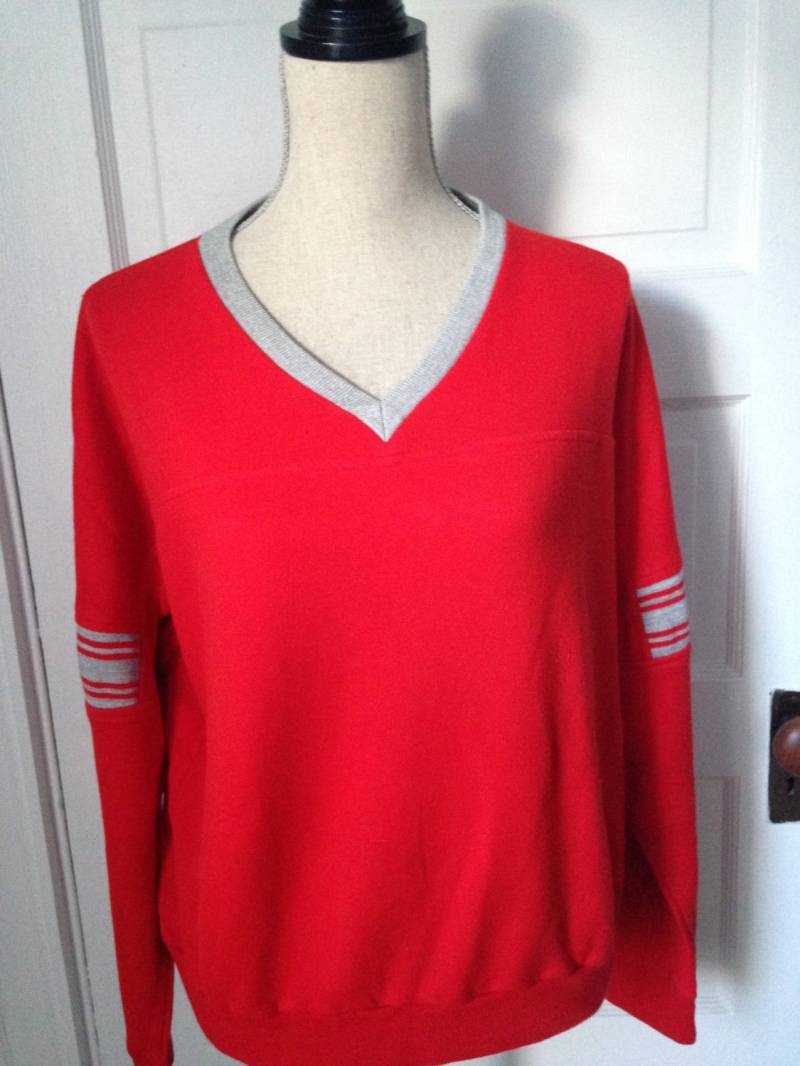 Vintage Jenner Sports Inmotion 80Er Jahre Sweatshirt Mit V-Ausschnitt von 21Vintage