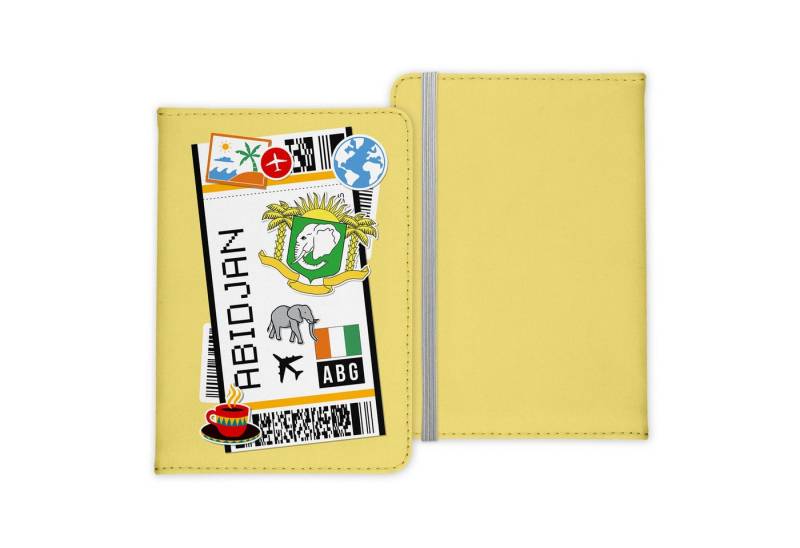 22Feels Dokumententasche Abidschan Souvenir Reisepasshülle Reisen Gadgets Etui Pass Organizer, IN DEUTSCHLAND BEDRUCKT von 22Feels