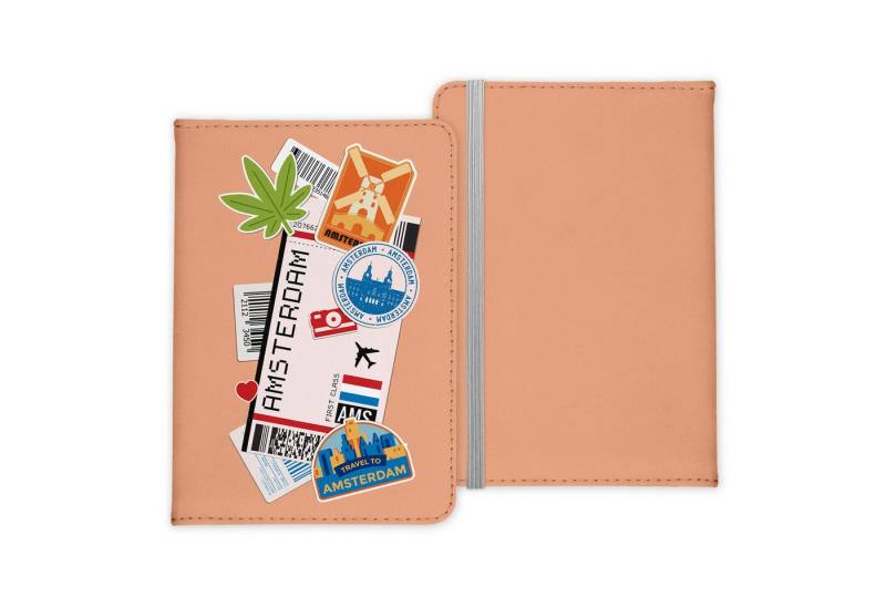 22Feels Dokumententasche Amsterdam Souvenir Reisepasshülle Reisen Gadgets Etui Pass Organizer, IN DEUTSCHLAND BEDRUCKT von 22Feels