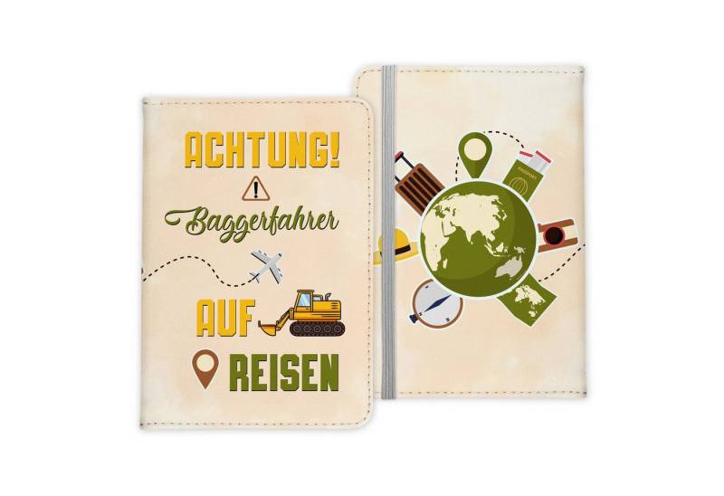 22Feels Dokumententasche Baggerfahrer Geschenk Reisepasshülle Männer Reisen Pass Etui Wichteln, IN DEUTSCHLAND BEDRUCKT von 22Feels